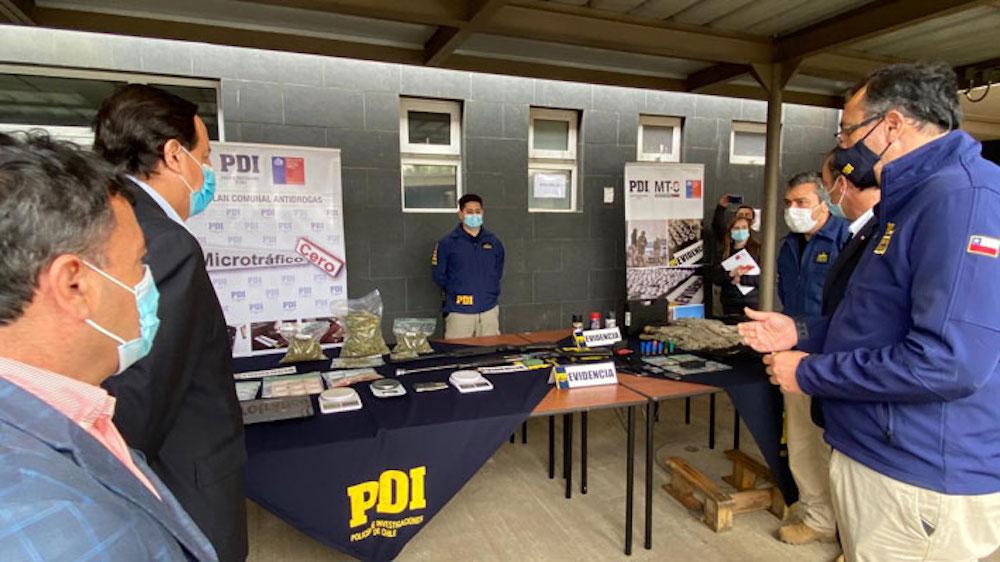 Ministro del Interior en Angol