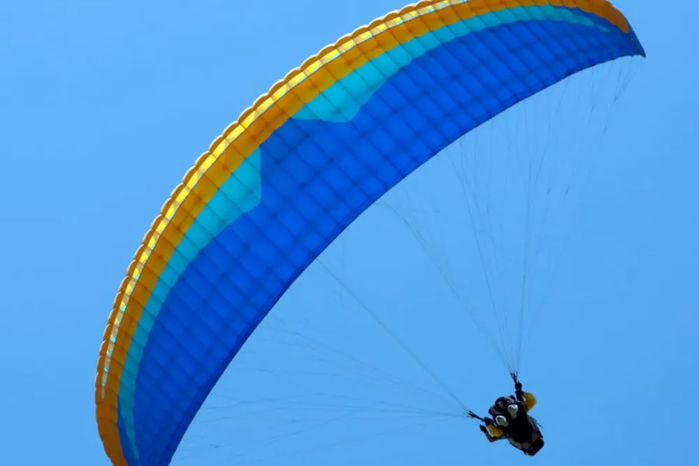 Practica de parapente en Temuco