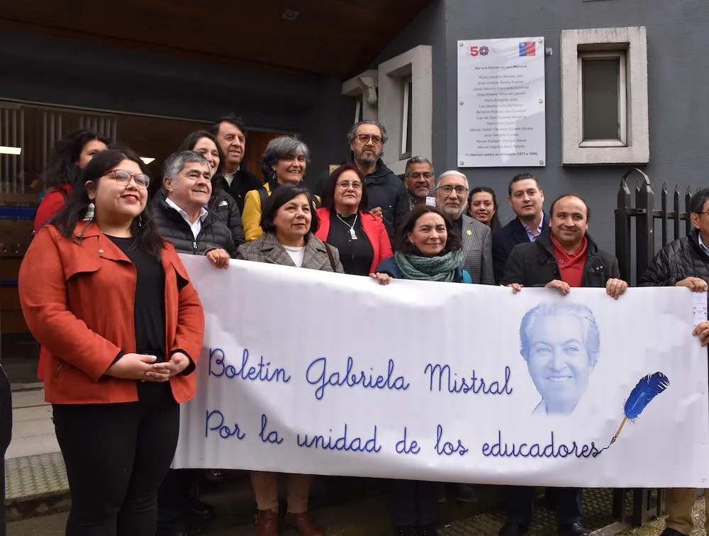 Placa conmemorativa Seremi de Educacion