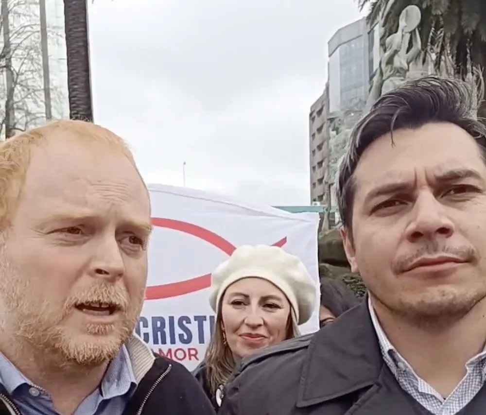 Rojo Edwards con Jorge Sepulveda