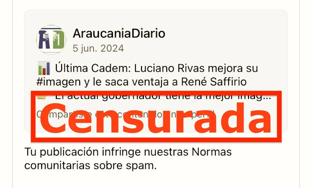 Facebook baja encuesta Cadem