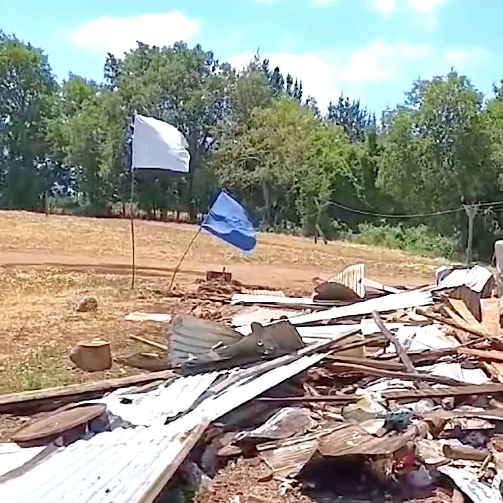 Predio desalojado por Carabineros - Collipulli