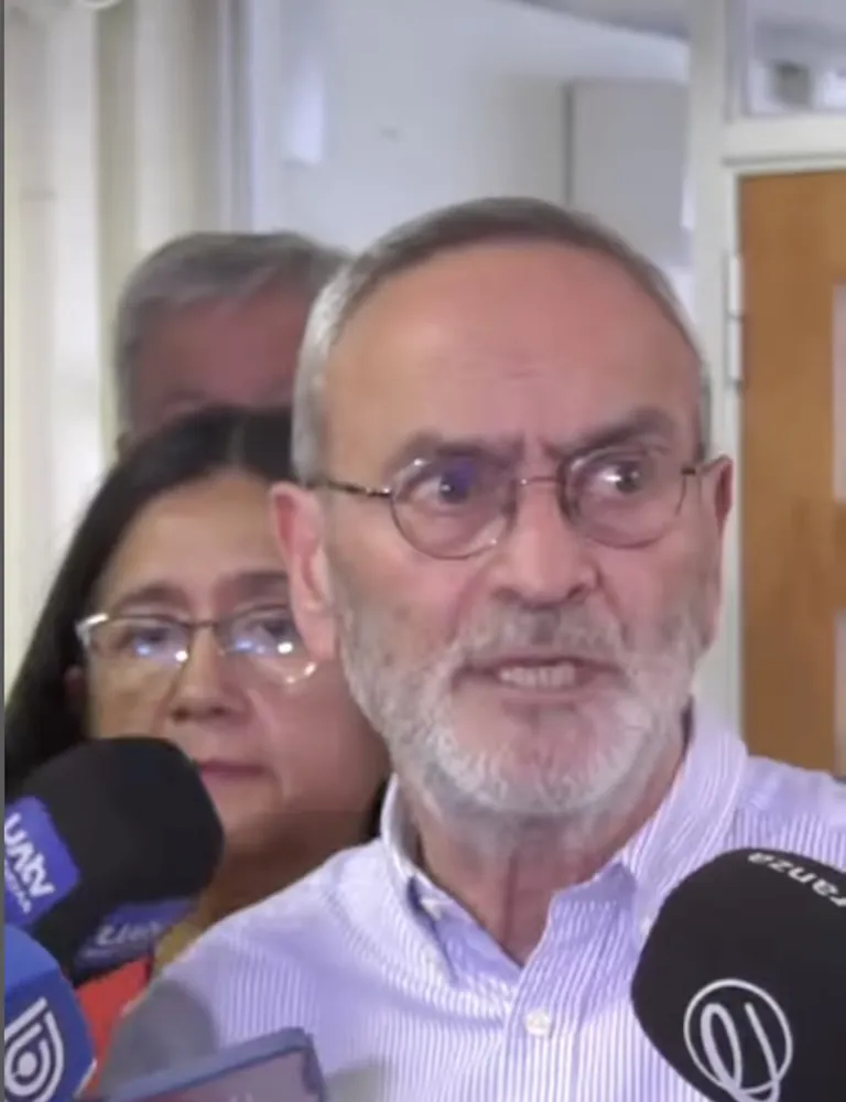 Gobernador Rene Saffirio - captura de video
