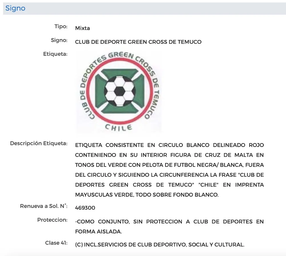 Registro marca Green Cross Temuco Juan Hemriquez