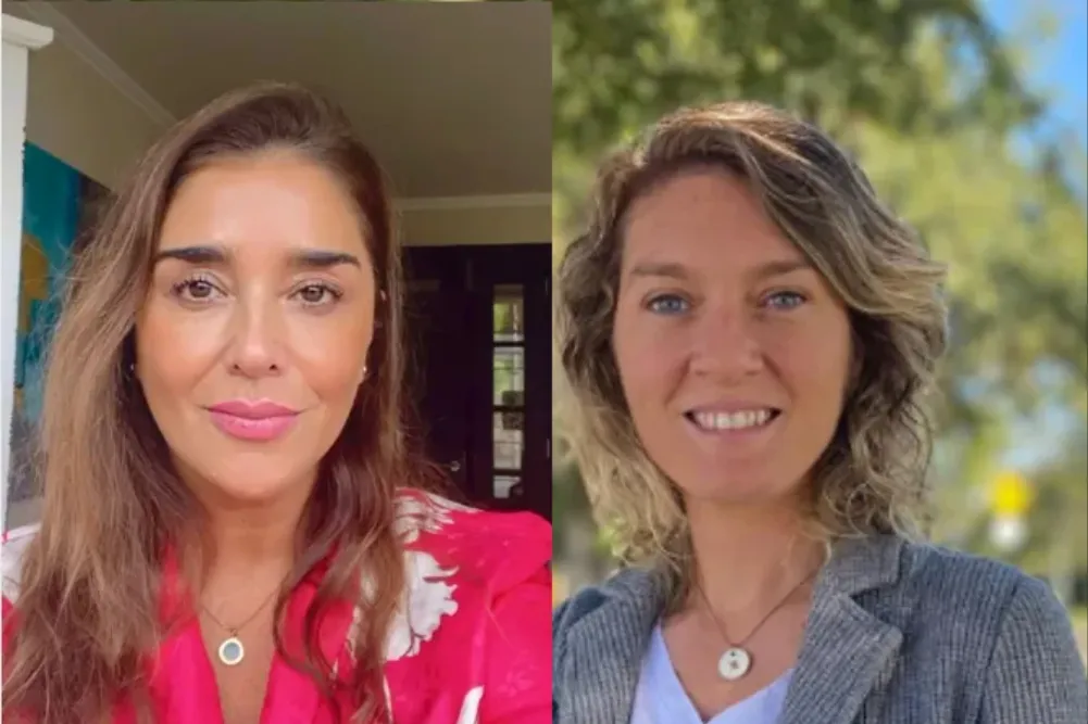 Concejalas Penailillo y Becker