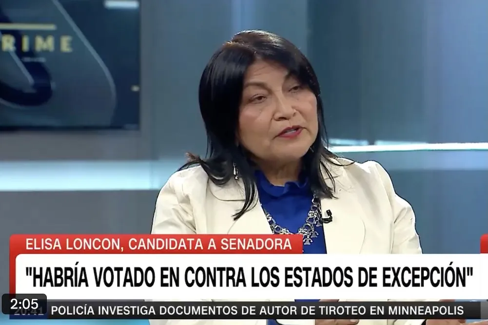 Elisa Loncon en CNN