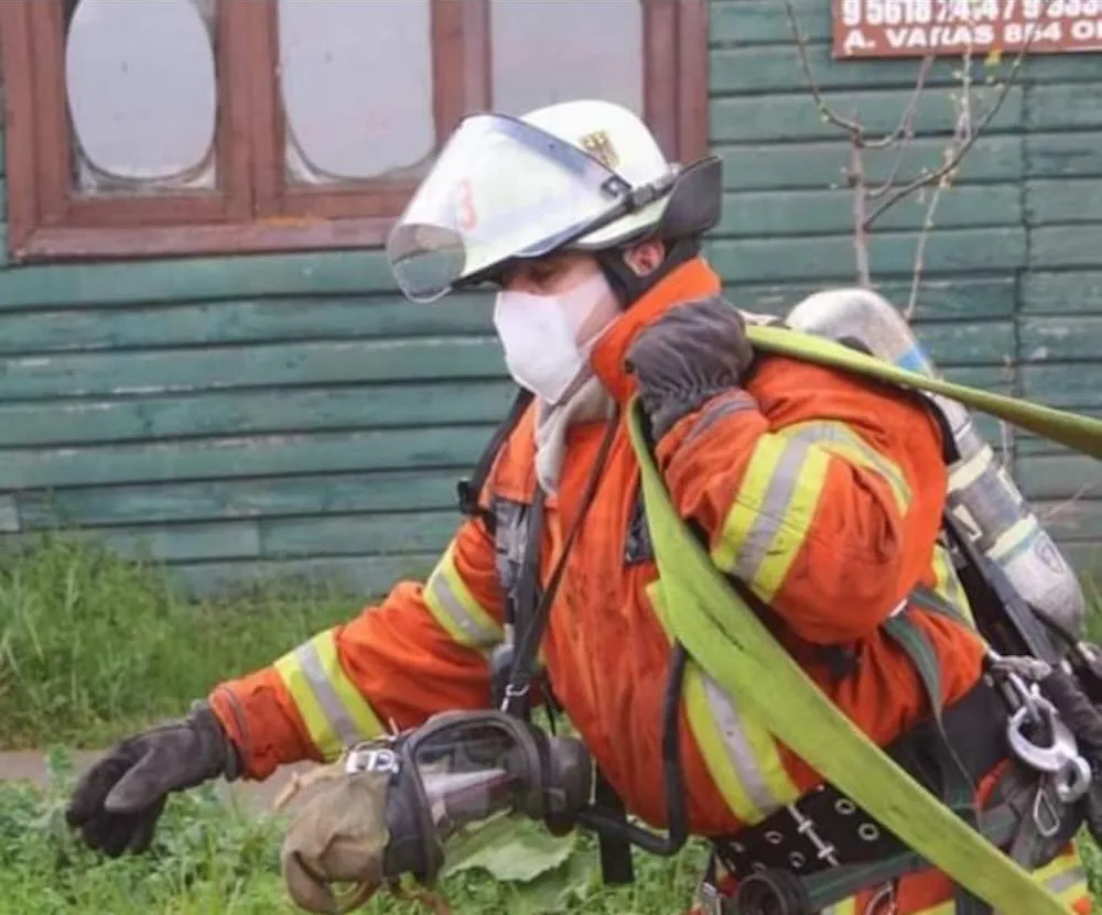 Uniforme robado Bombero