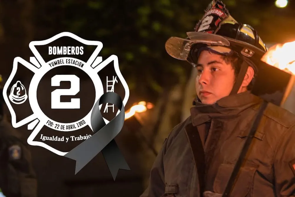 Bombero fallecido en incendio de Los Sauces