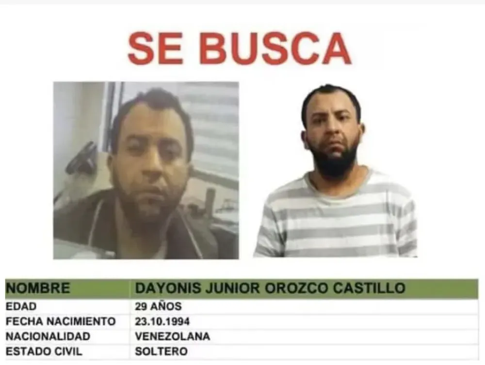 Se Busca presunto asesino de Carabinero
