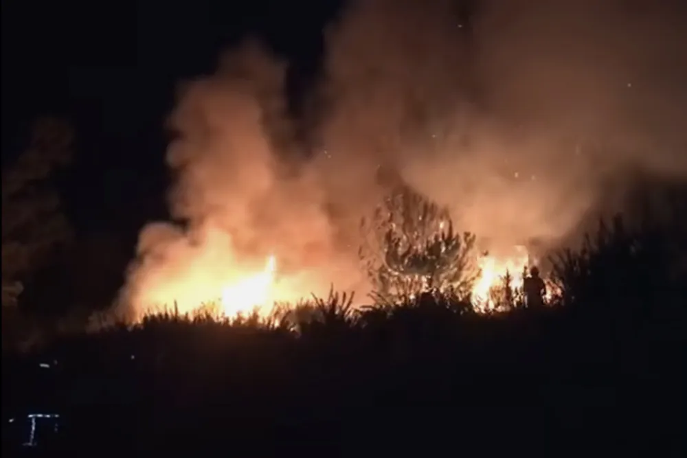 Incendio en Metrenco