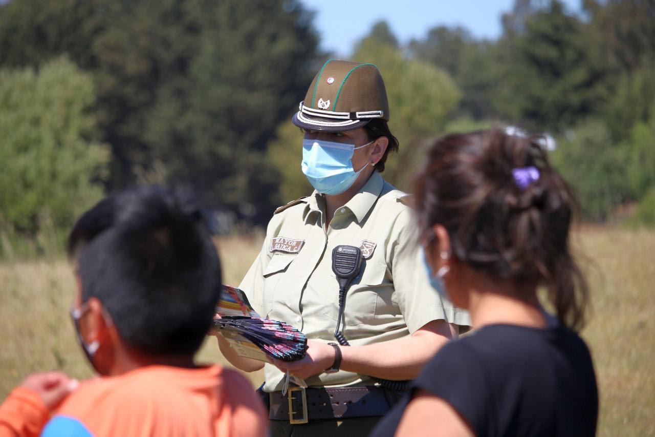 Carabineros en comunidad mapuche de PLC.