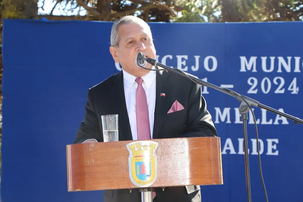 Alcalde de Los Sauces Gaston Mella