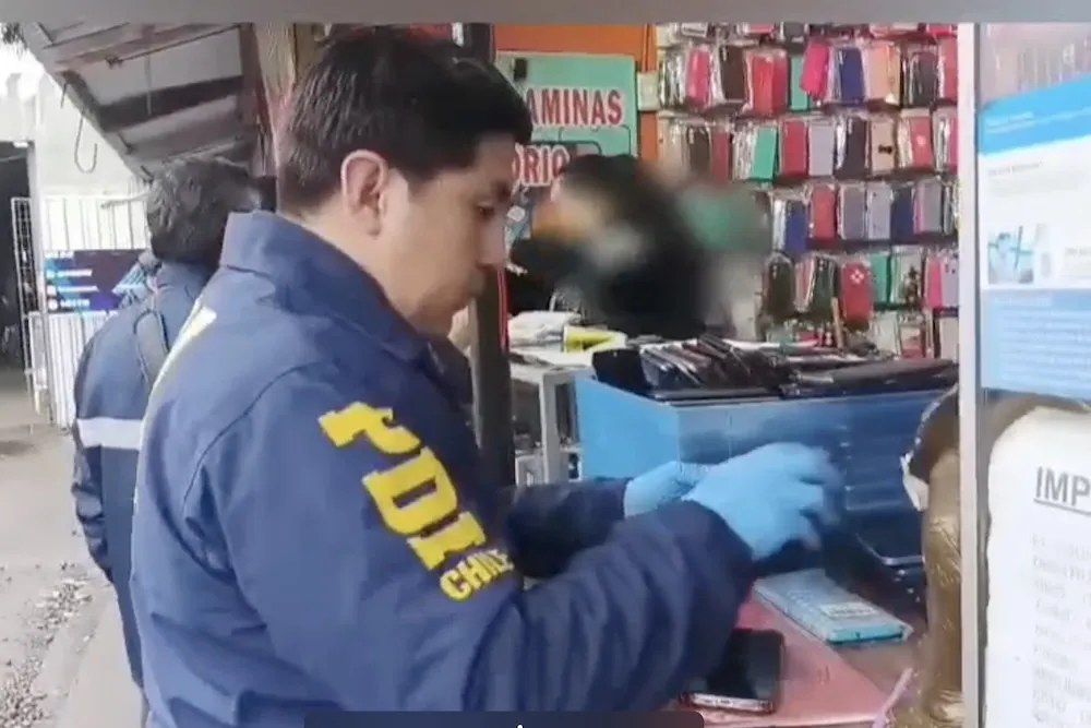 Incautacion de cientos de celulares presuntamente robados
