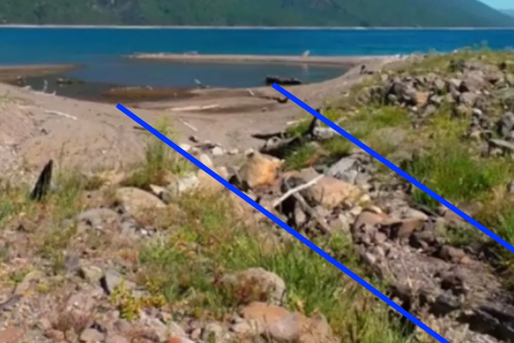 LLegada del rio Trafampulli al lago Caburgua