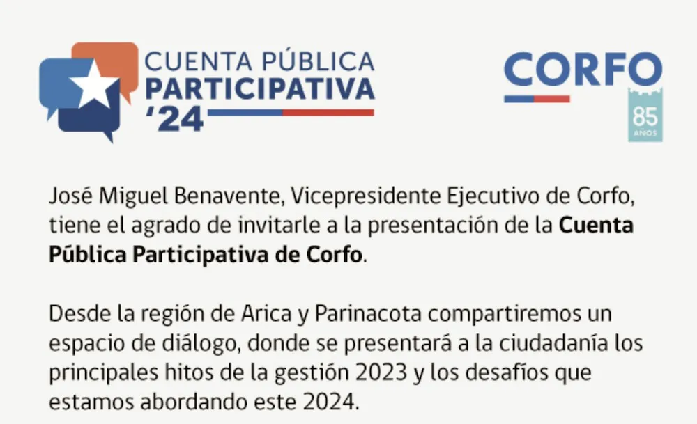 Cuenta Publica CORFO 2024