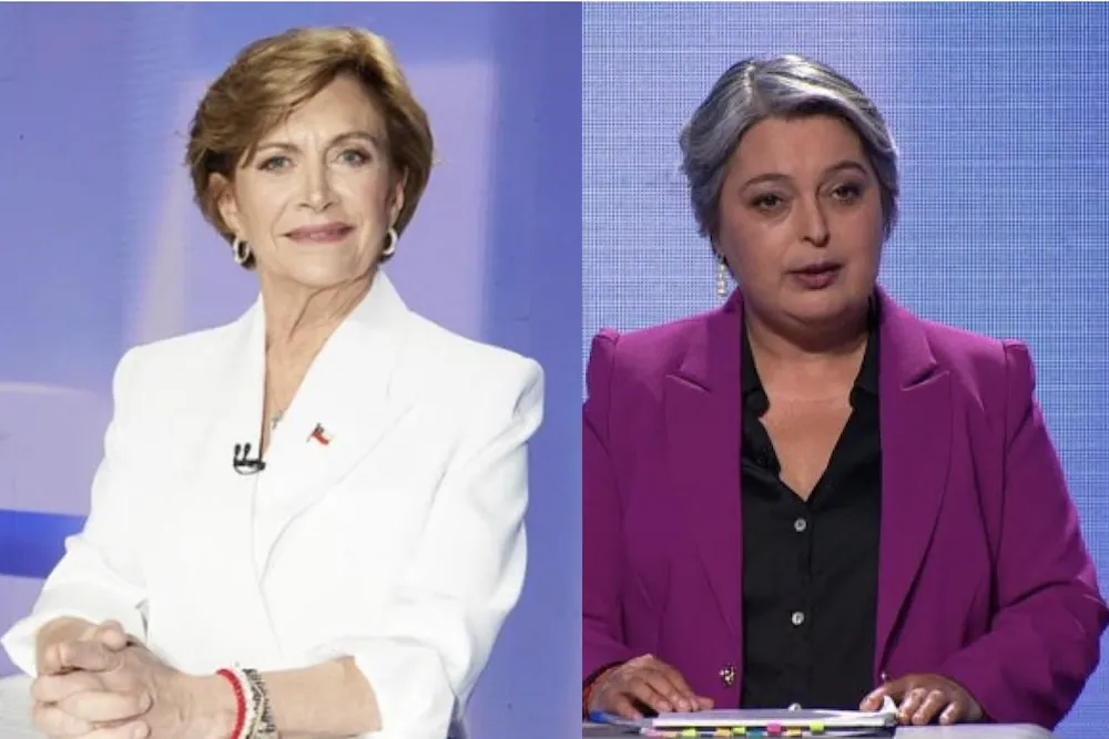 Evelyn Matthei y Jeannette Jara en debate presidencial