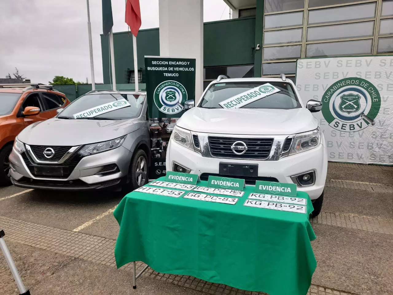 Vehículos recuperados