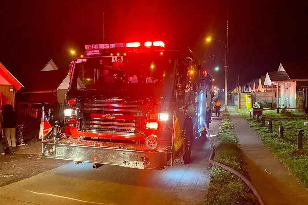 Bomberos Temuco - fotografia referencial
