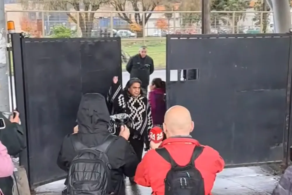 Lonco Victor Queipul es dejado en libertad en Concepcion