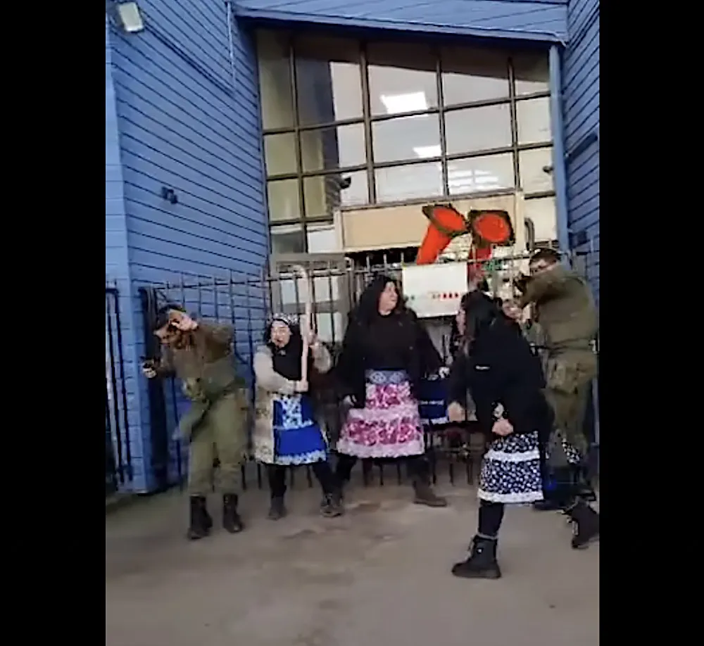 Agresion Mujeres mapuche - Carabineros