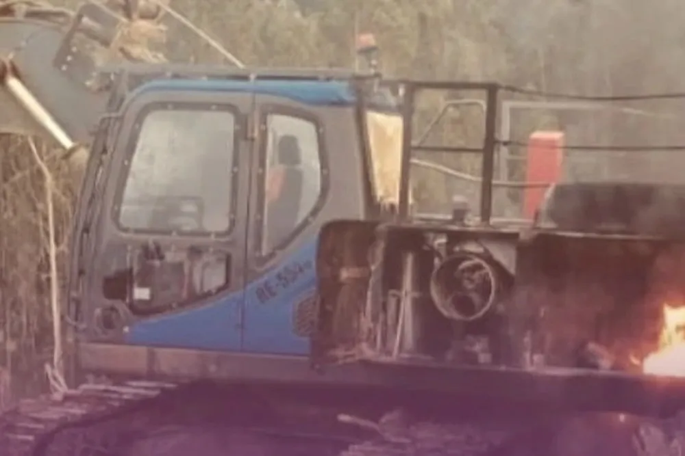 Atentado a maquinaria forestal en Carahue