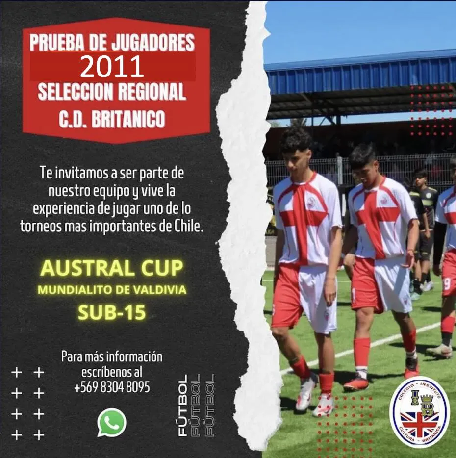 Prueba de Jugadores 2026 - nacidos 2011