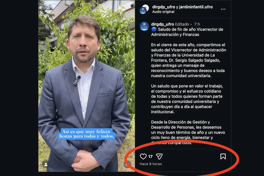 Saludo de Navidad con comentarios deshabilitados