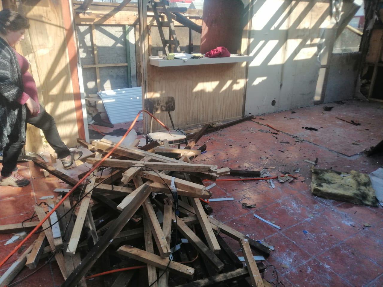 Incendio en Padre Las Casas.