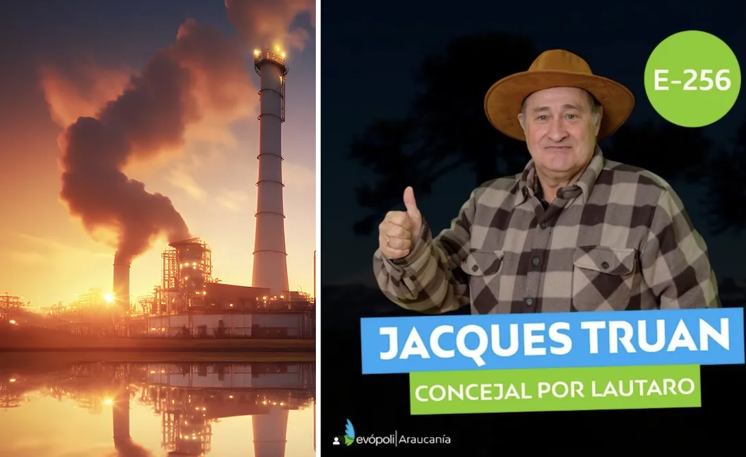 Excandidato de derecha apoya planta para quemar basura en Lautaro