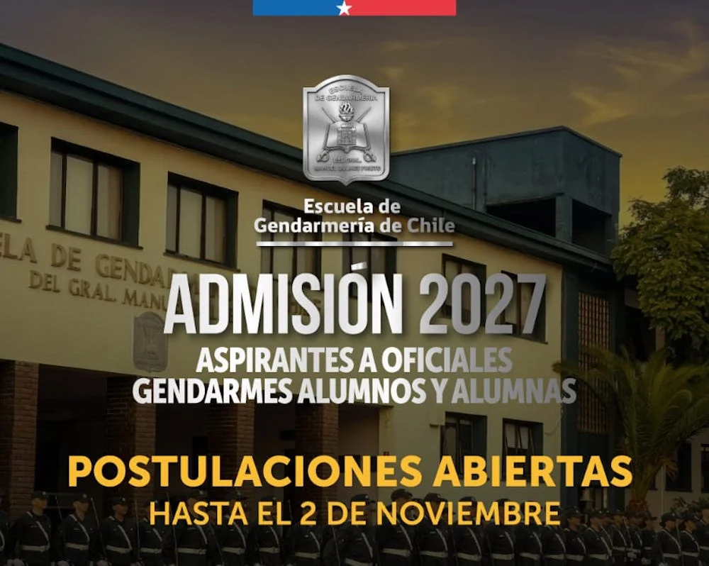 Admisión 2027 Gendarmería