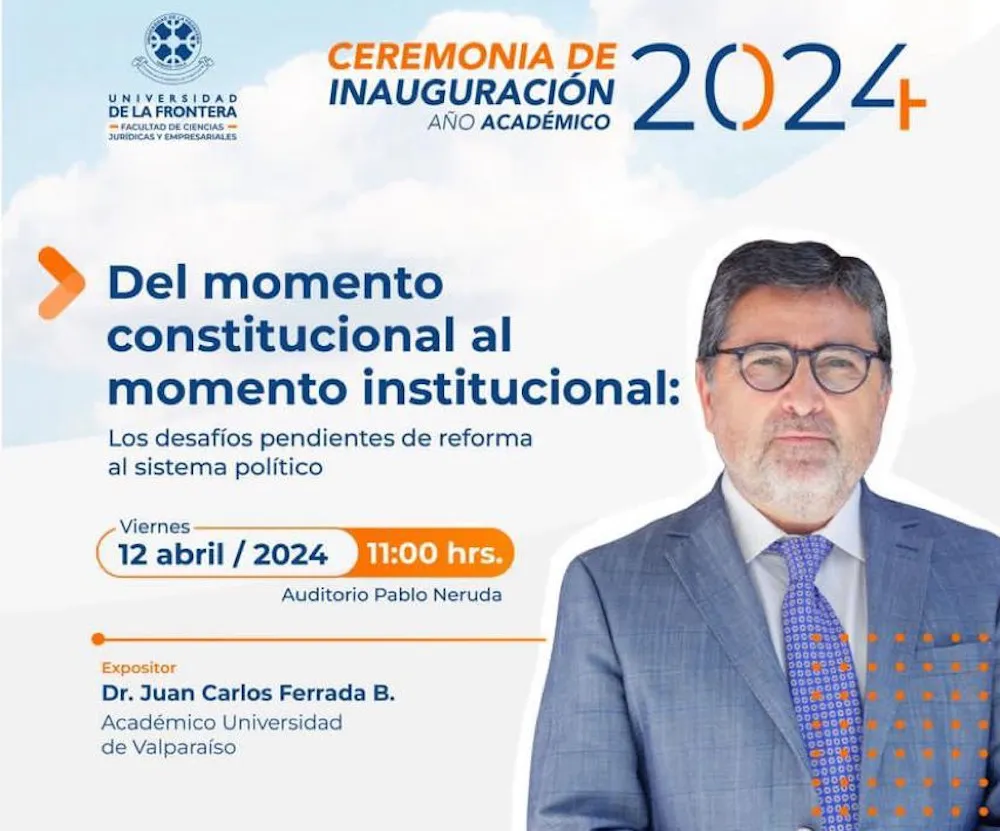 Juan Carlos Ferrada en inauguracion UFRO 2024