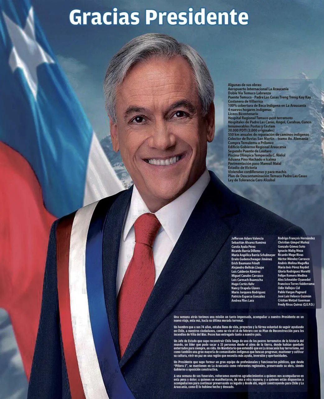 Gracias Presidente fotografia exgobierno regional 2010