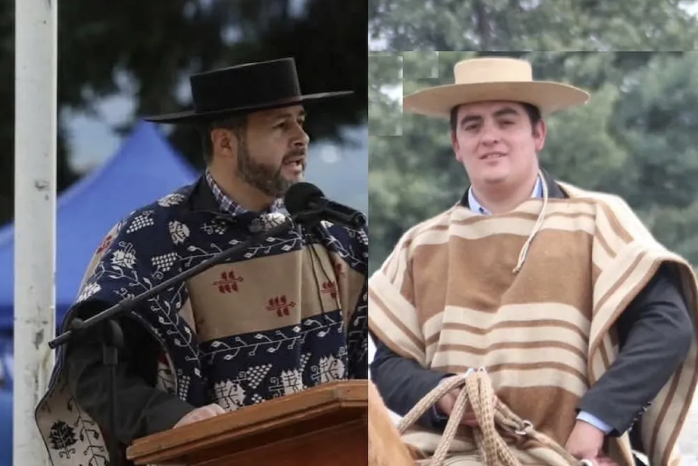 Alcalde Alejandro Cuminao y Francisco Zarate