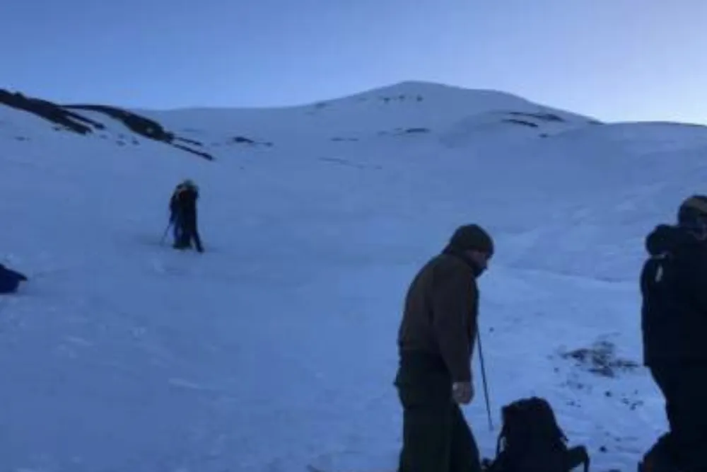 Accidente de joven kinesiologa en el volcan Lonquimay