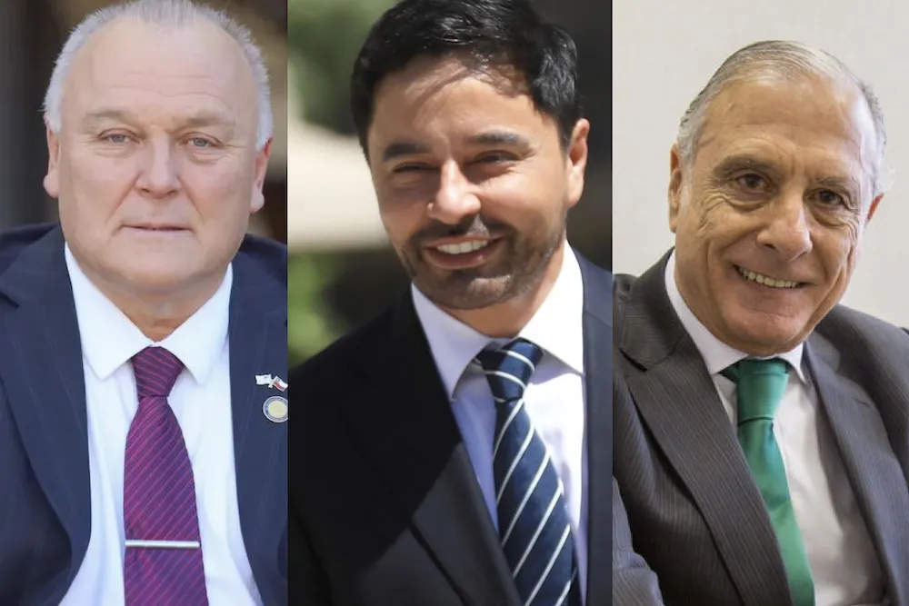 Candidatos Miguel Becker - Rodolfo Carter - Eugenio Tuma