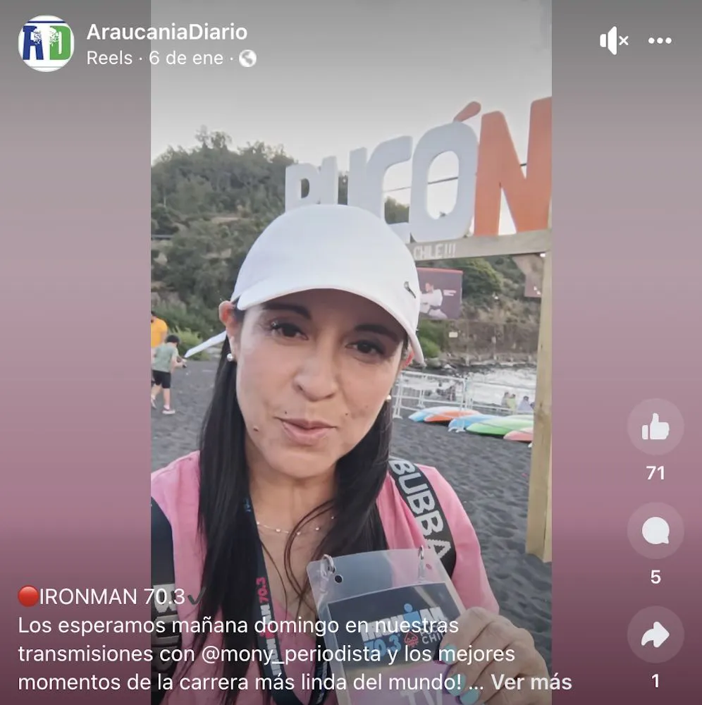 AraucaniaDiario en el Ironman de Pucon 2023