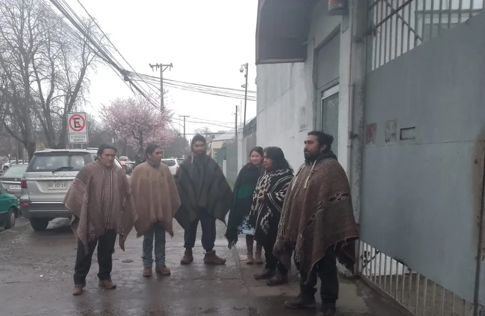 Visita a presos mapuche de Temuco