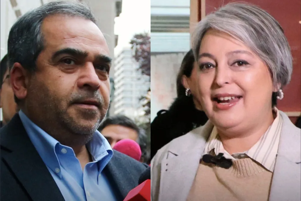 Senador Jaime Quintana y Jennette Jara