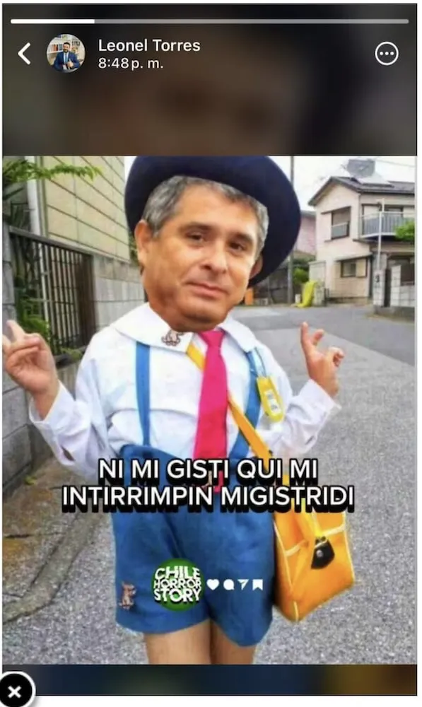 Meme juez Leonel Torres