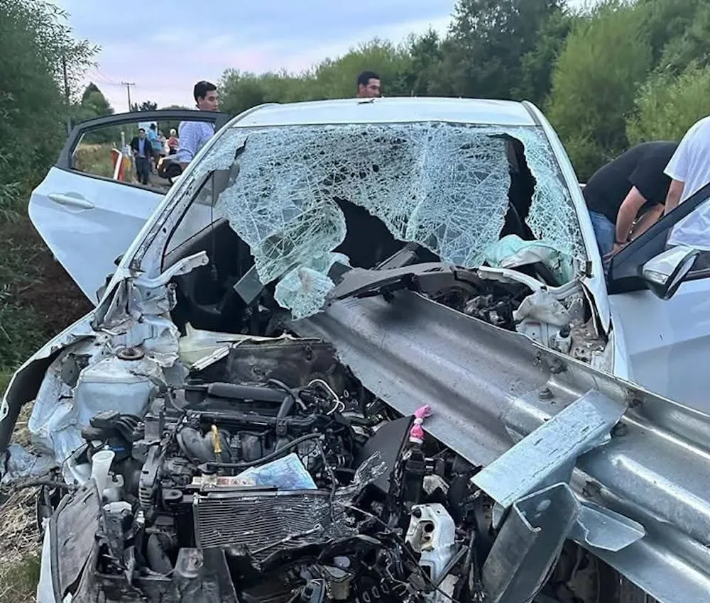 Accidente en Pucon - sector Palguin