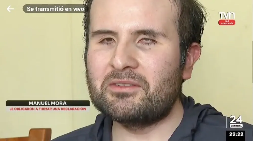 Manuel Mora Chepo - imagen TVN Red Araucania