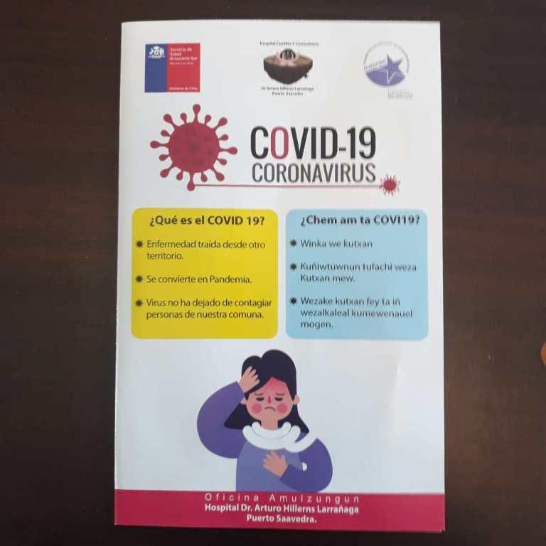 Material para personas de habla mapuche.