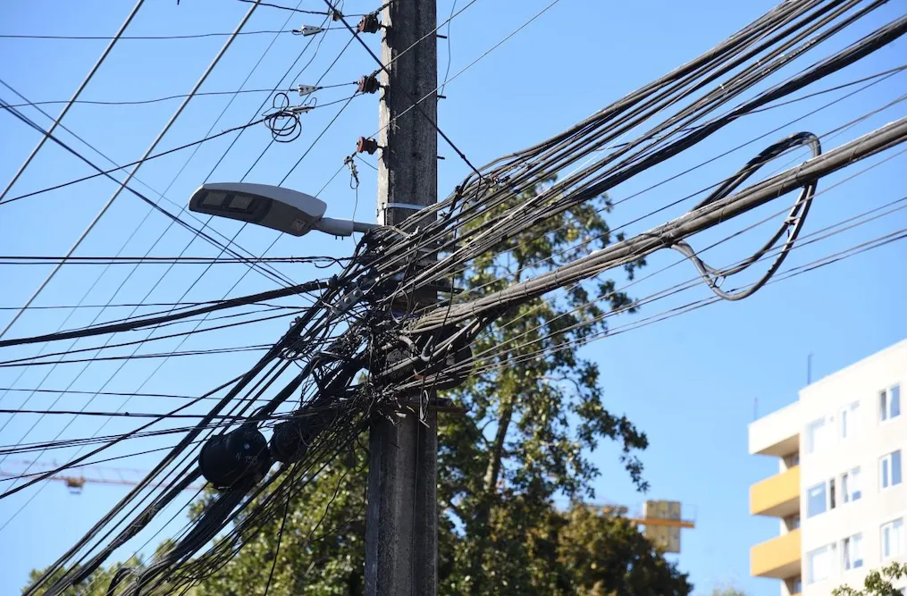 Cables aereos en Temuco