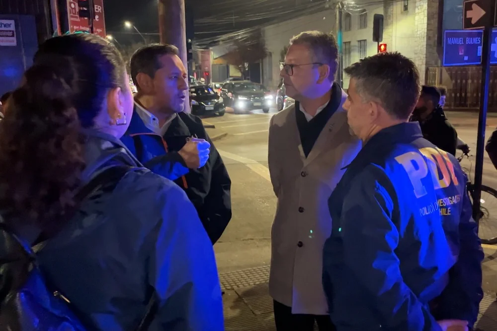 Alcalde de Temuco participa en operativo nocturno