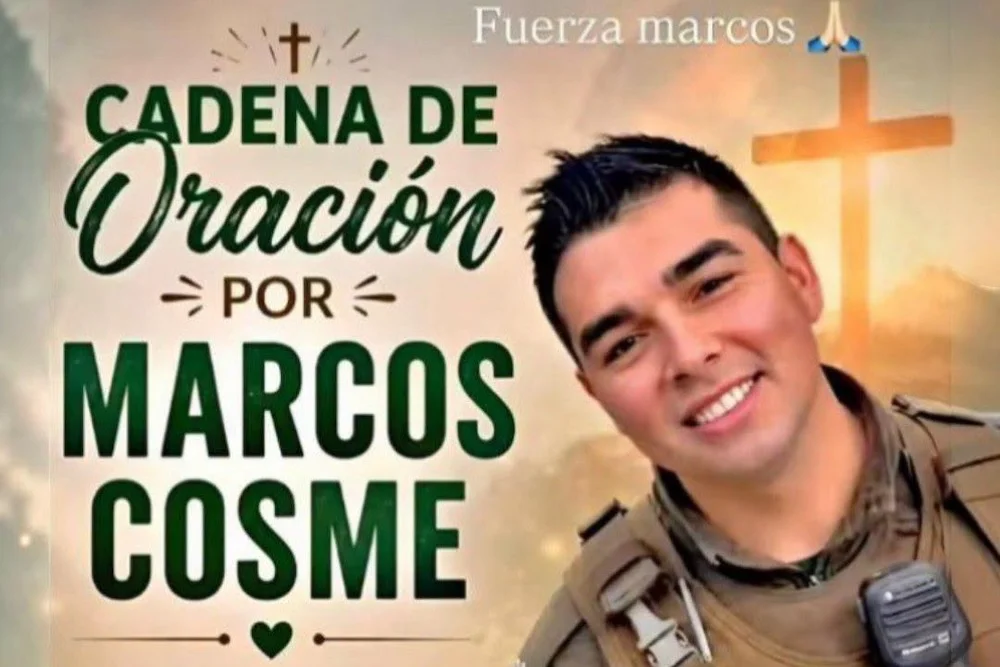Funcionario del GOPE de Carabineros Marcos Cosme