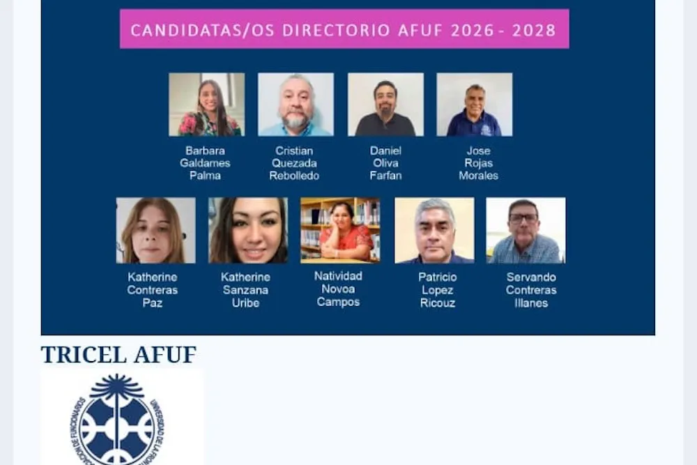 Candidatos directiva AFUF 2026