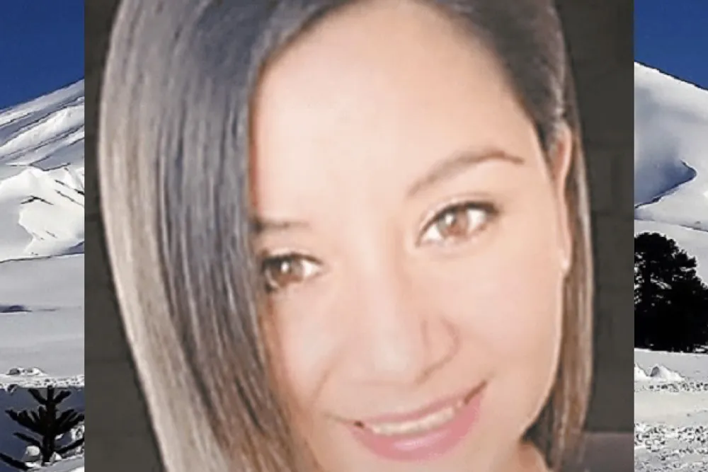 Madeline Segovia Valle - volcan Lonquimay