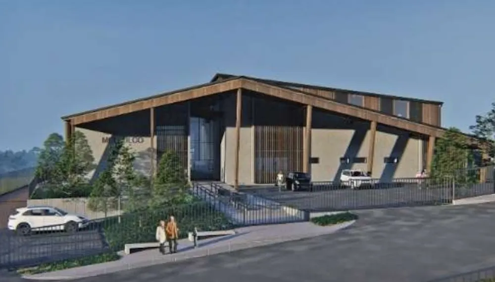 Imagen proyectada escuela Mollulco