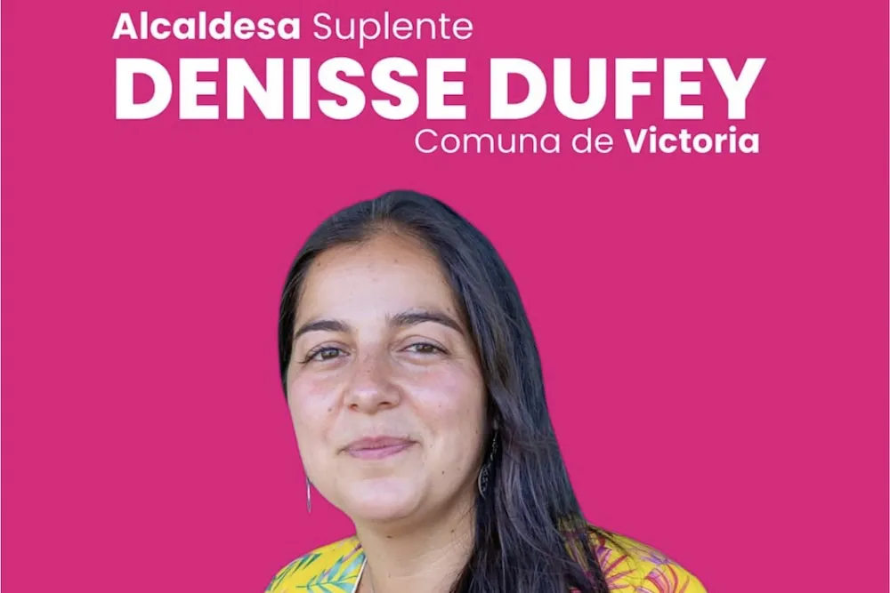 Denisse Dufei alcaldesa suplente de Victoria