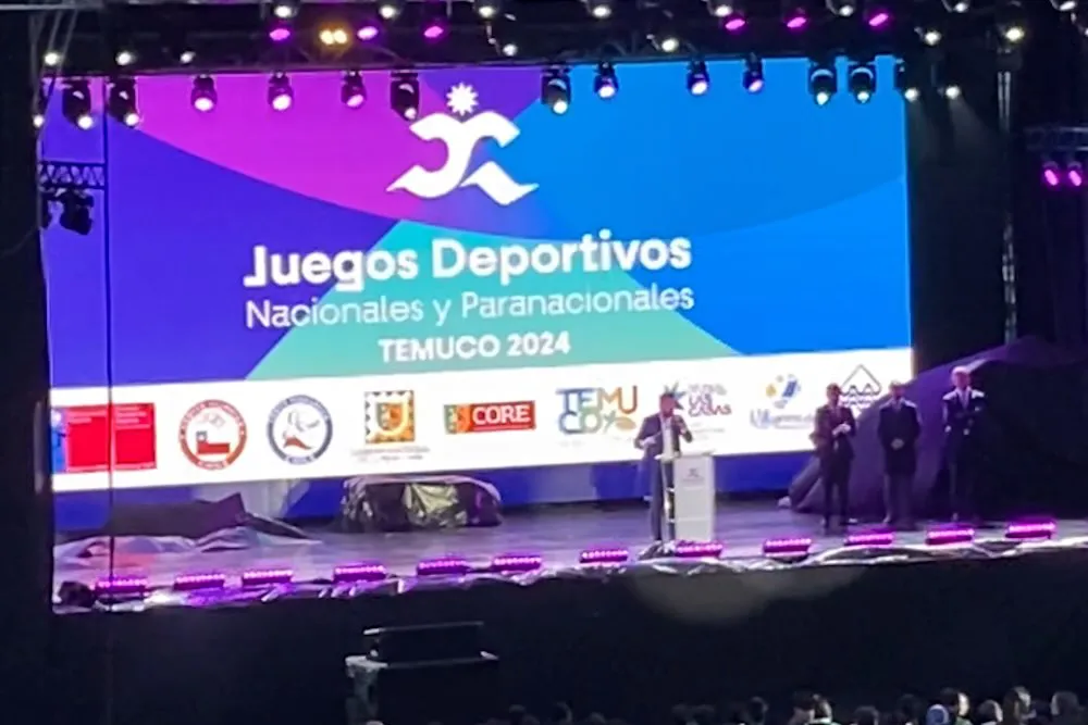 Inauguracion Juegos Deportivos Nacionales 2024 Temuco